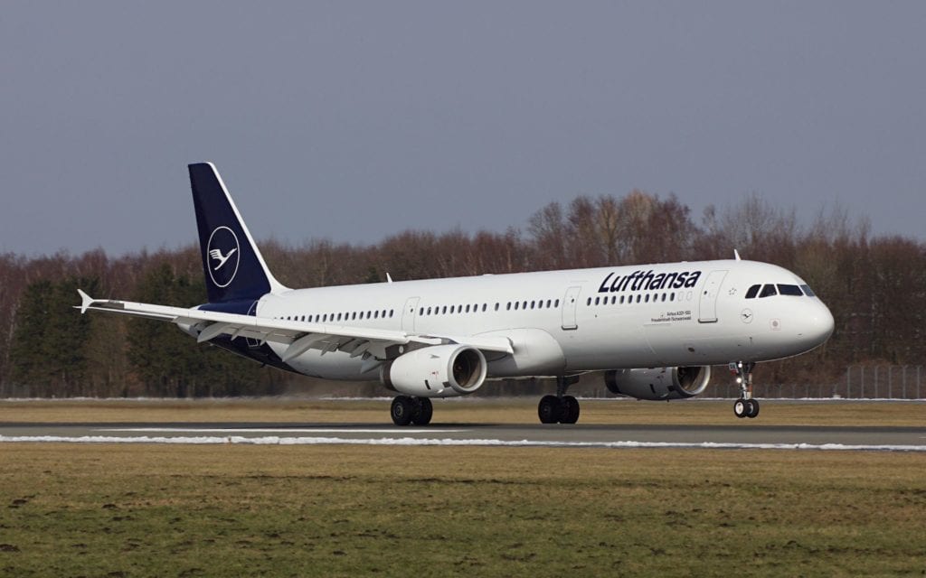 Lufthansa, avion Airbus A321