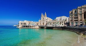 Baie de Balluta, à Malte