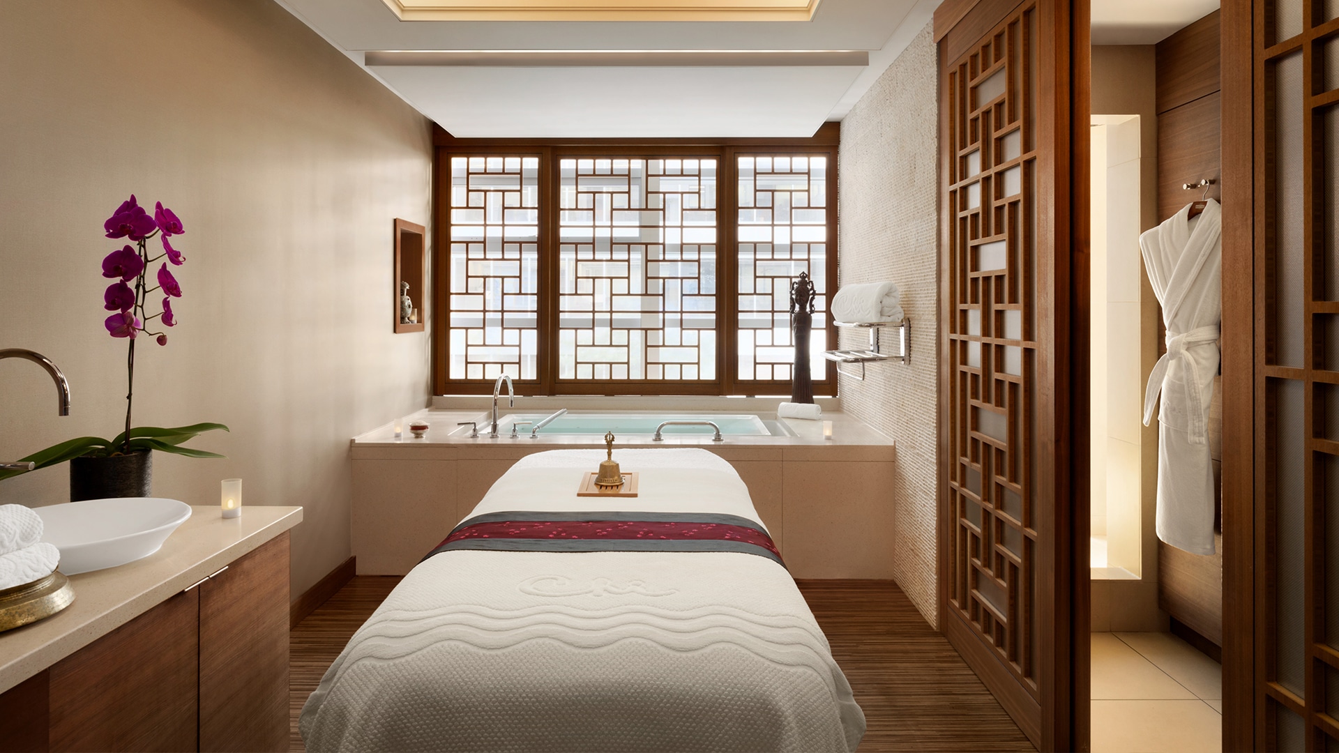 L'espace bien-être du Shangri-La Hotel à Vancouver