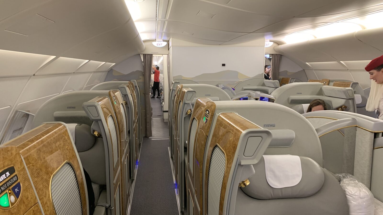 Première Classe dans le Airbus A380 d'Emirates