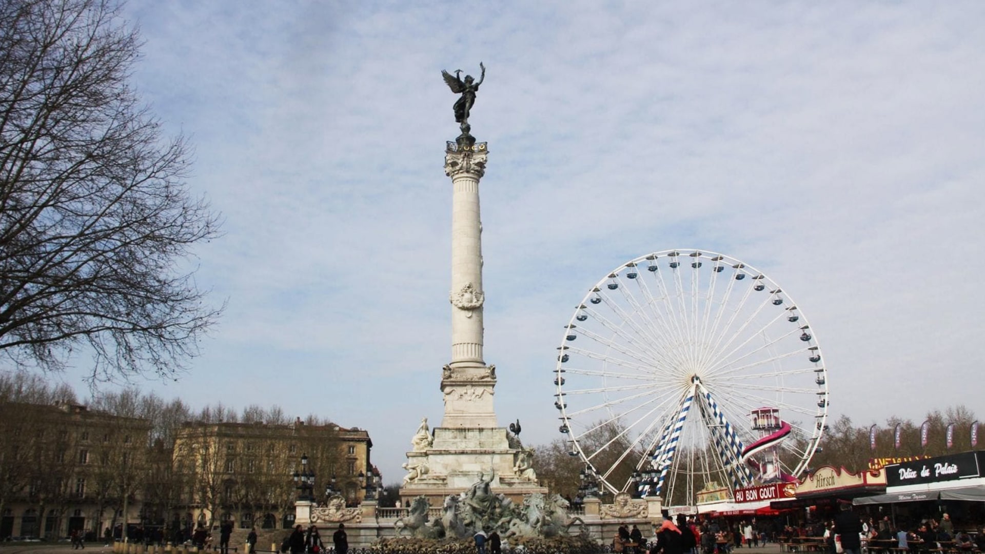 Visiter Bordeaux : Le monument aux Girondins