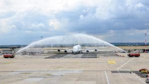 A380 d'Emirates à Paris