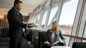 Salon d'aéroport de Qantas