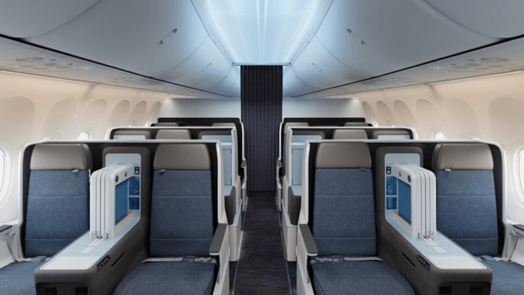 Singapore Airlines Boeing 737 Lie flat Seats