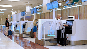 Dubai Airport self-check-in