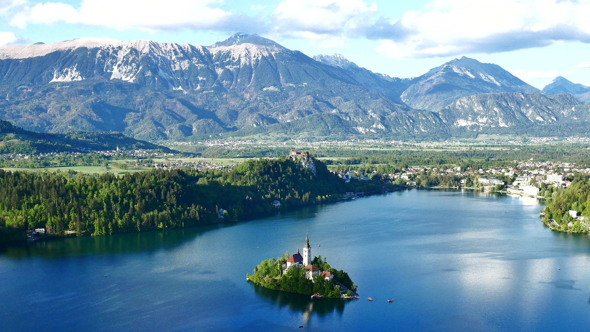Lac Bled, en Slovénie