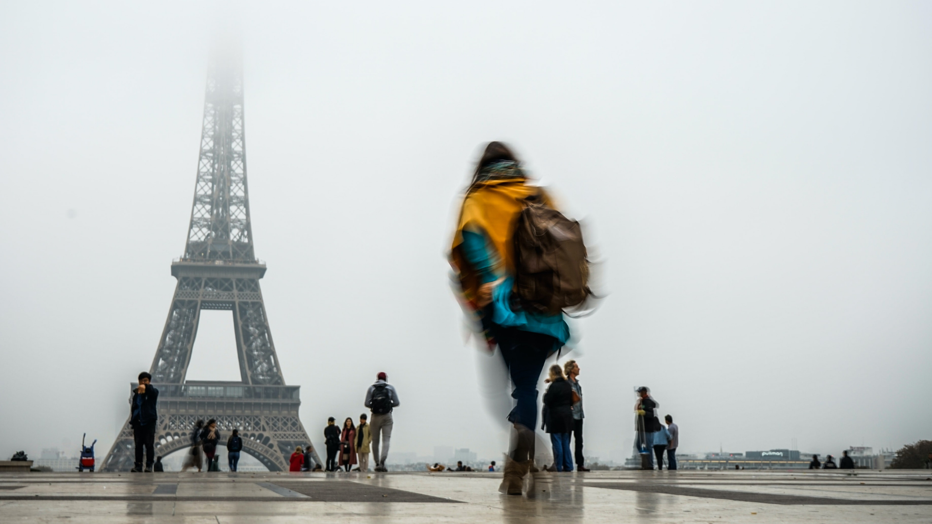 Touristes à Paris, en France