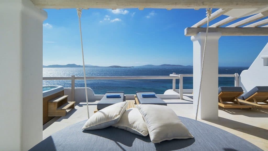 Mykonos Grand Hotel & Resort - terrasse