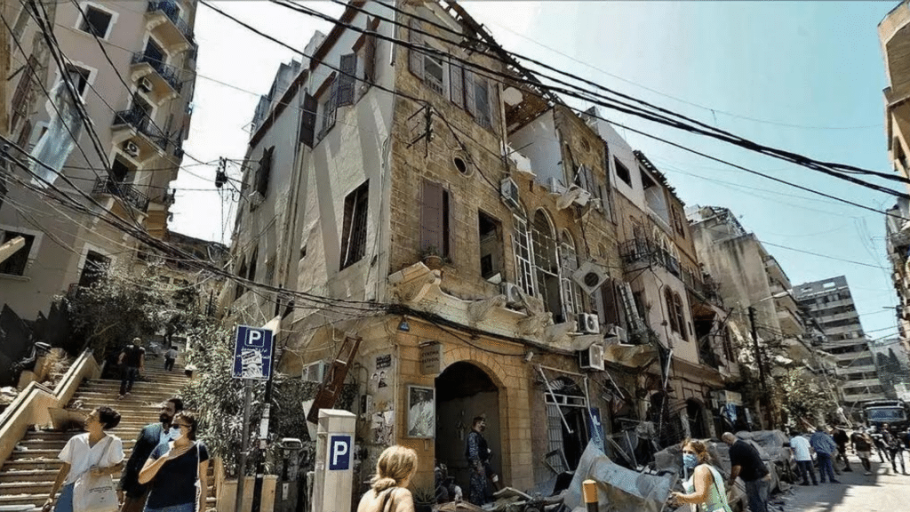 Bâtiments détruits Beyrouth