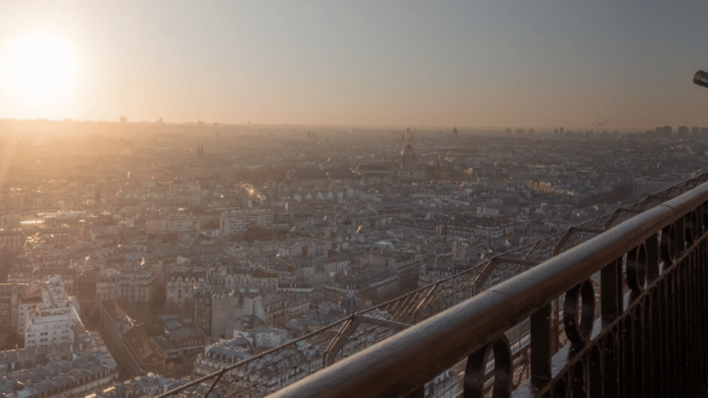 Paris coucher de soleil