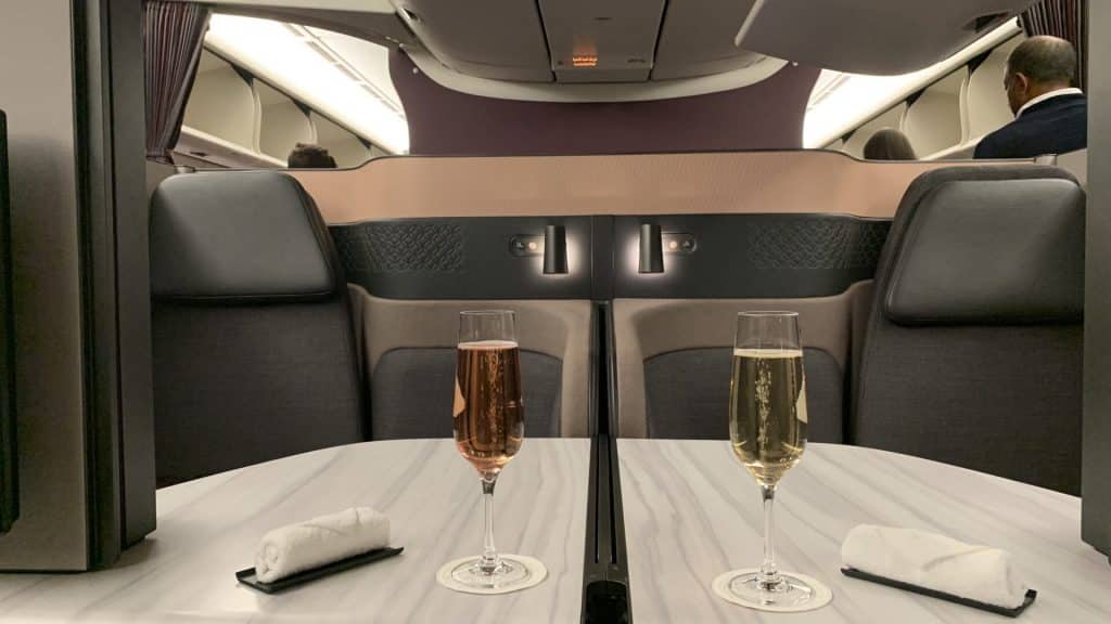 Qatar Airways Qsuite avec l'offre Amex